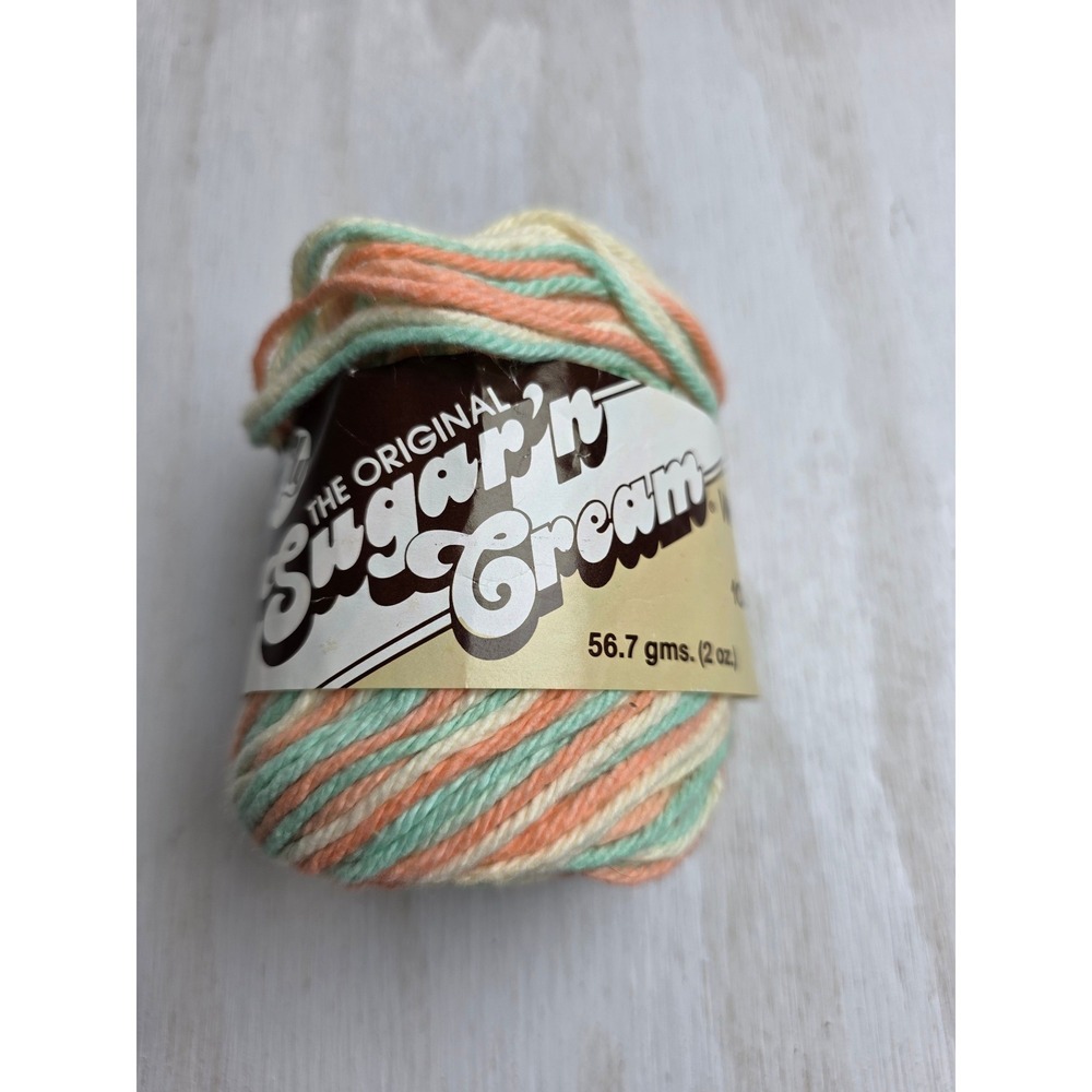 Lily Sugar n Cream Pastel Delight Cotton Yarn 2oz Worsted 4 Ply Boho Cottagecore